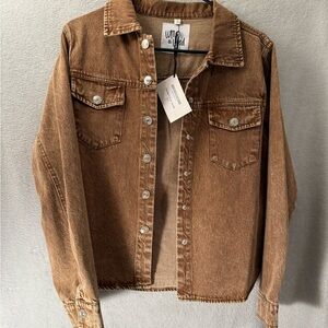 Chestnut Denim Jacket